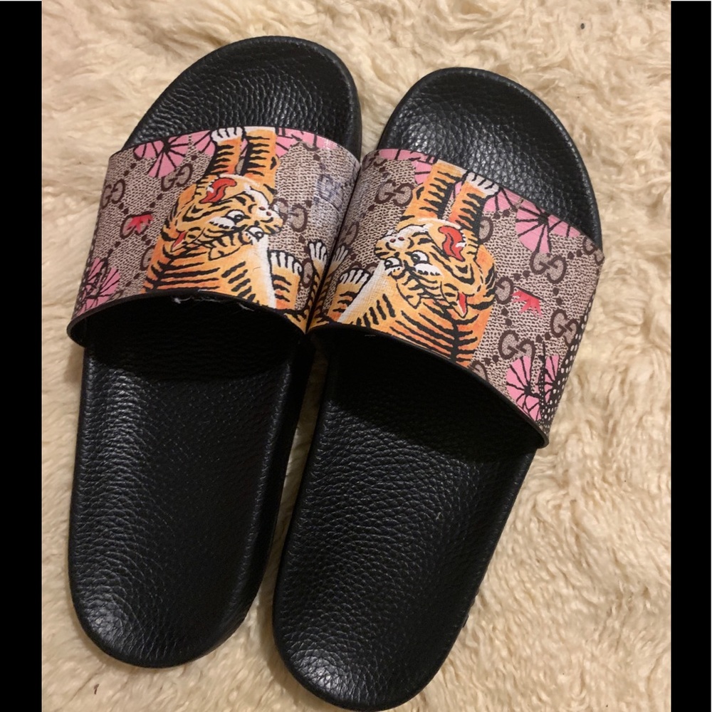 Gucci Bengal Tiger Slides 9